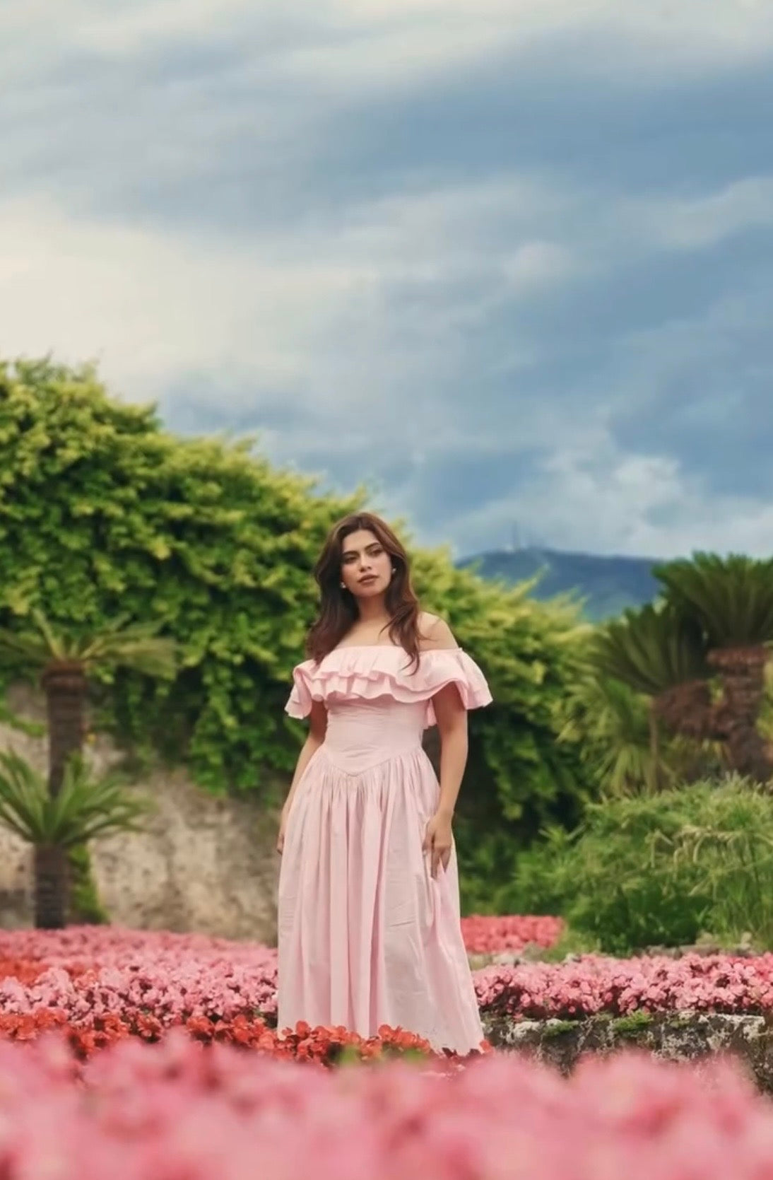 Baby Pink Midi Dress