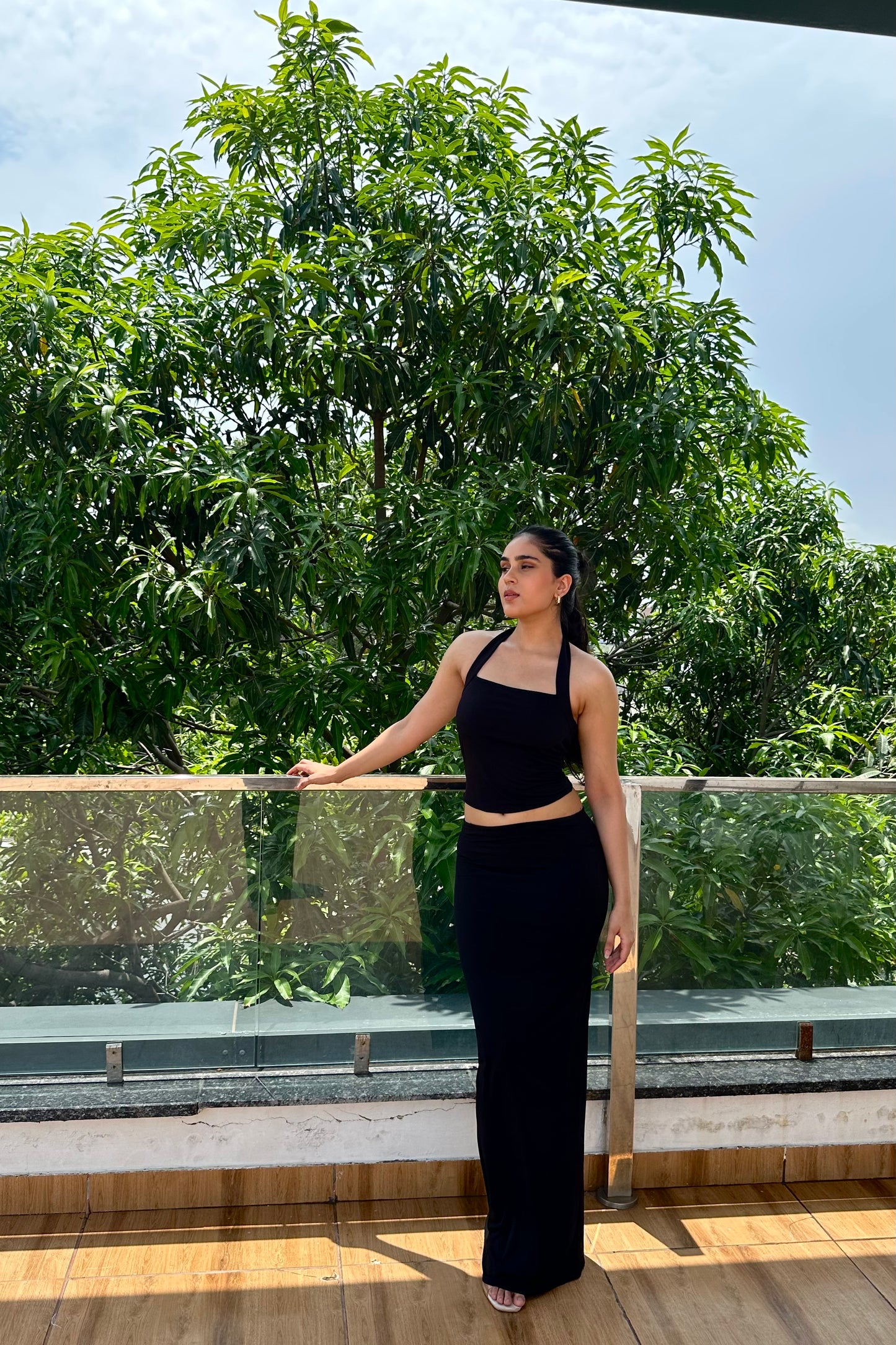 Ari - Modern and  minimal  black co-ord set