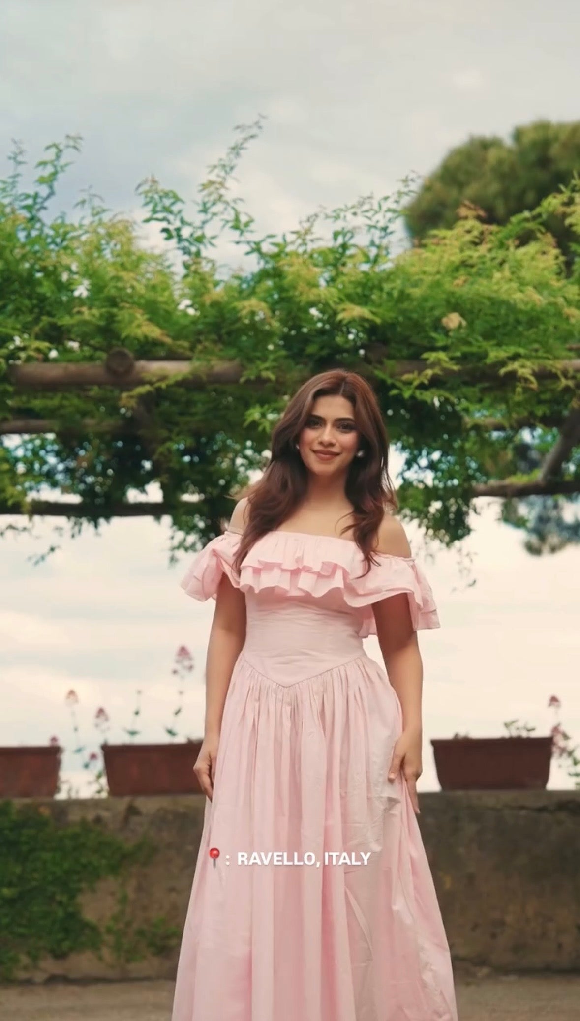 Baby Pink Midi Dress