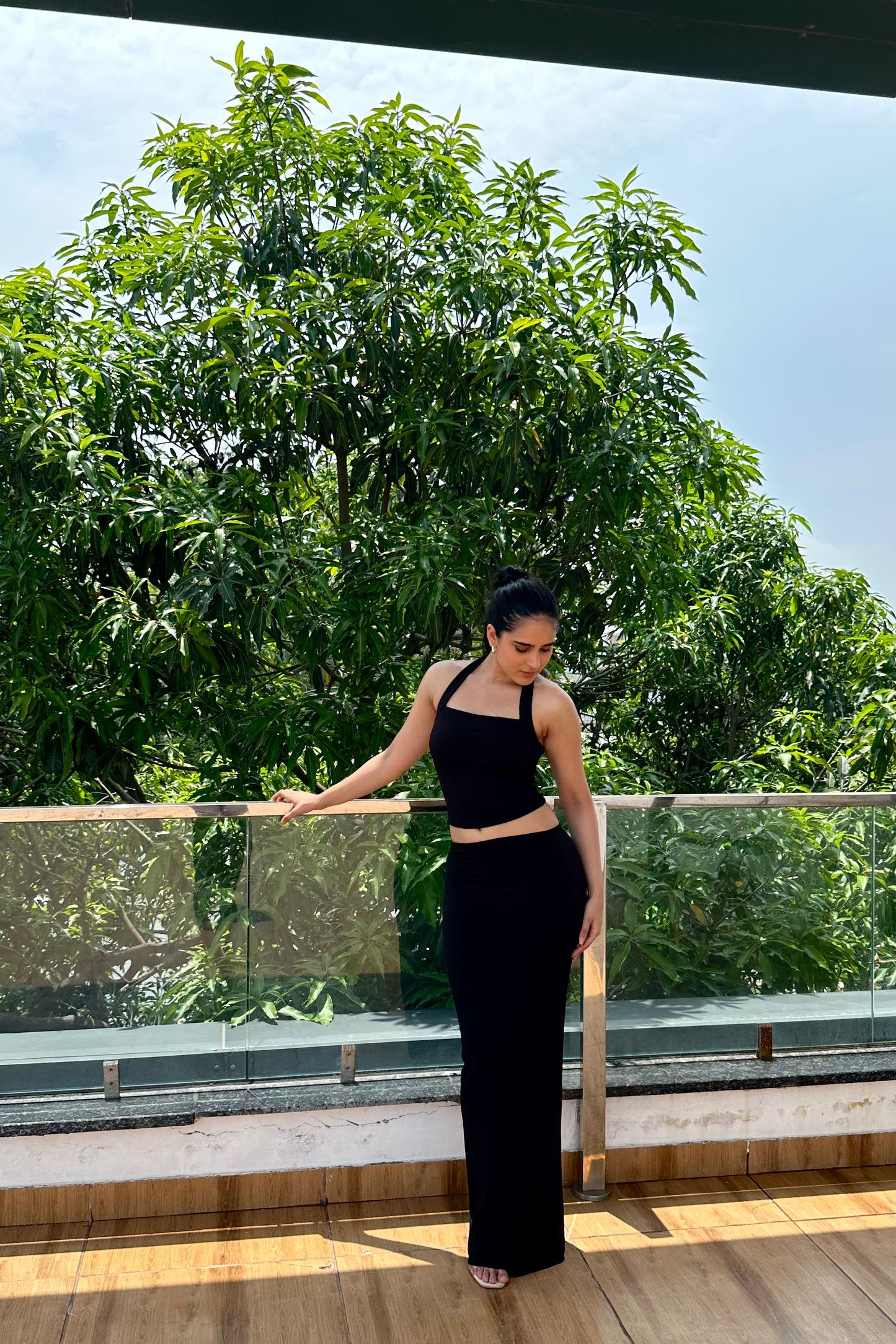 Ari - Modern and  minimal  black co-ord set