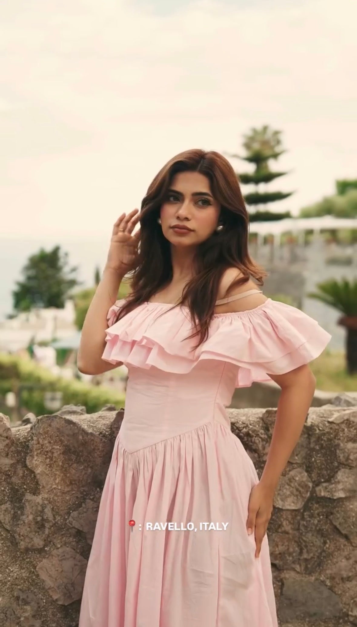 Baby Pink Midi Dress