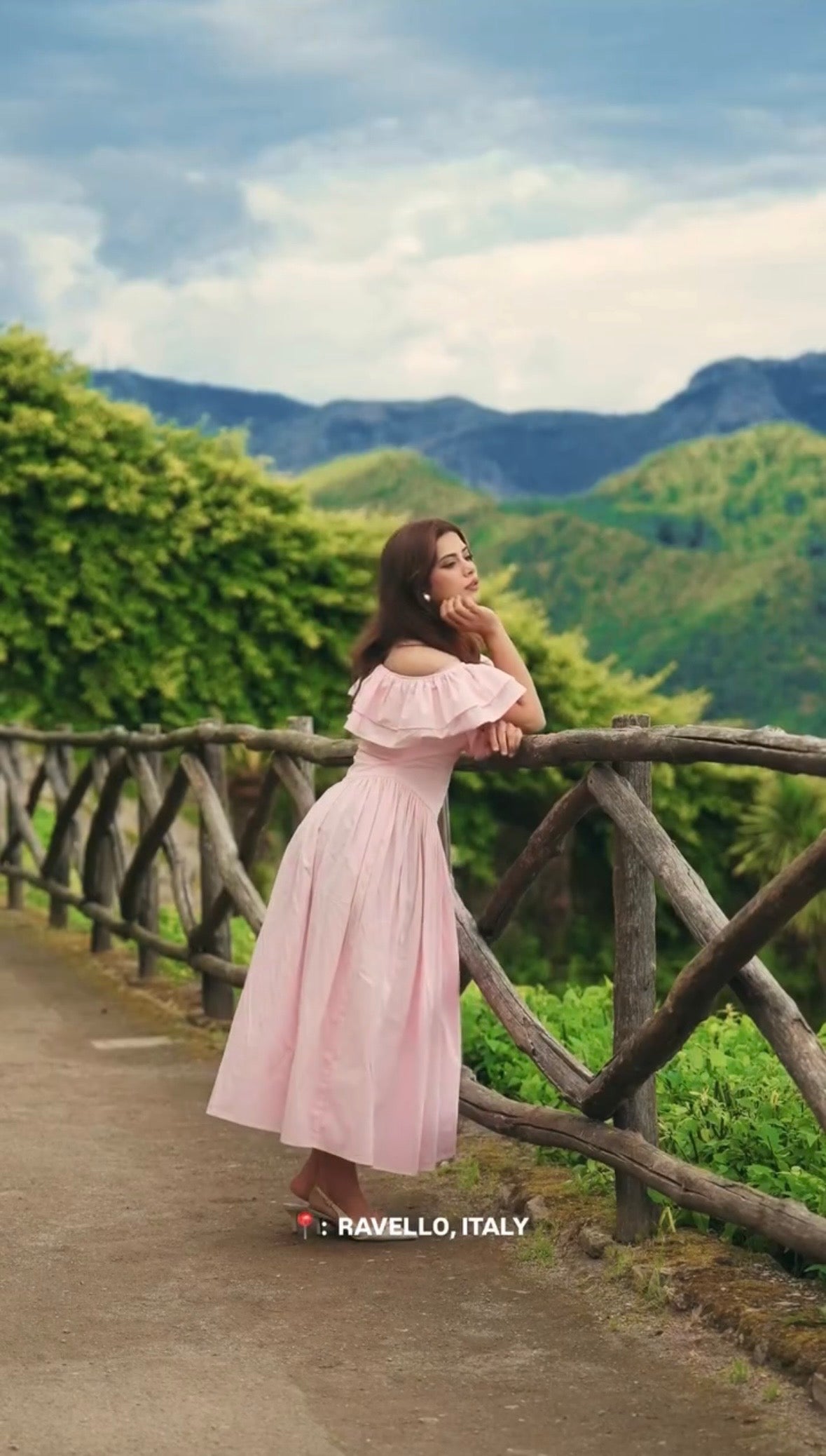 Baby Pink Midi Dress