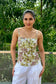 Floral printed cotton top