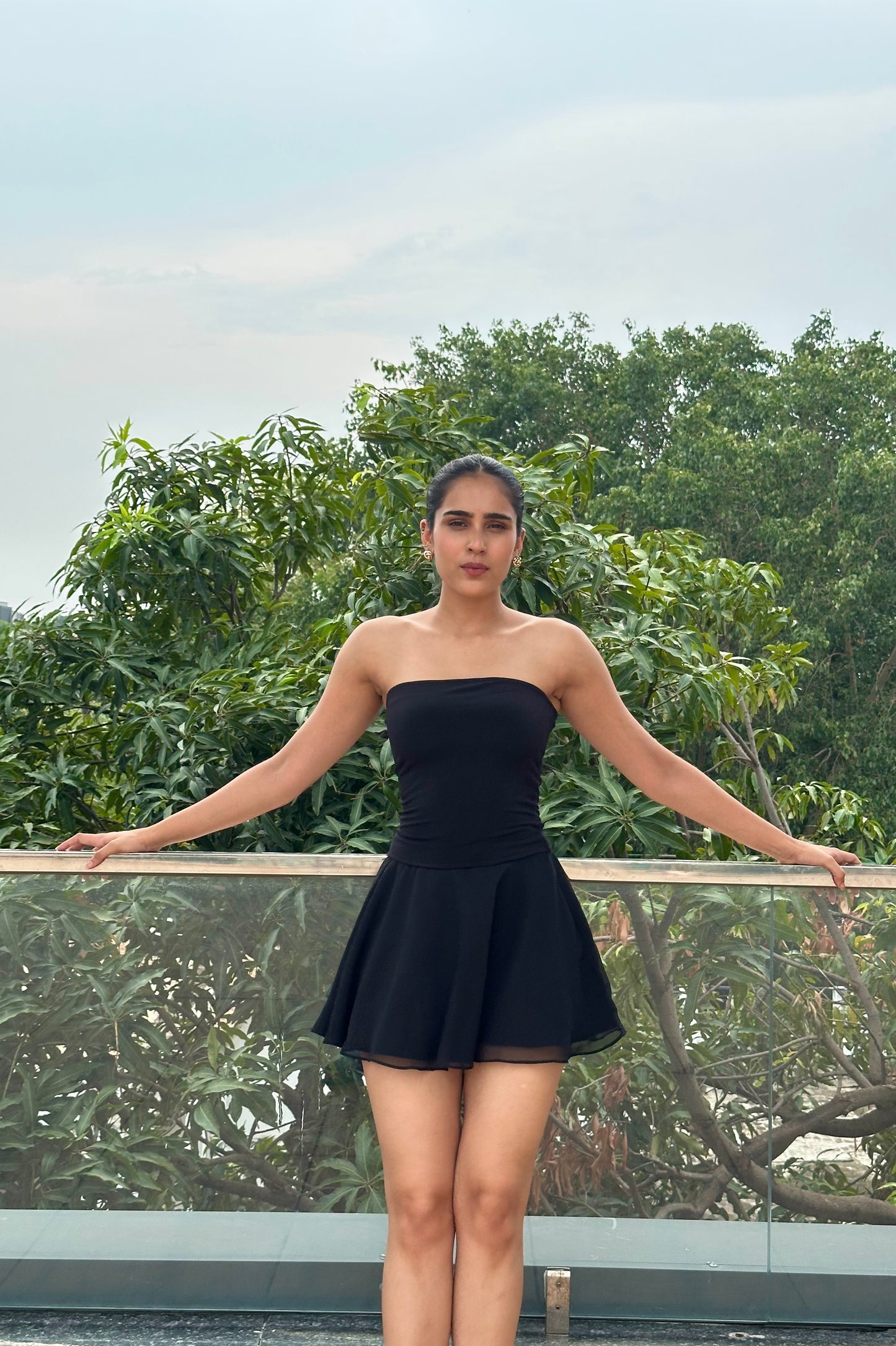 Midnight Breeze Three-Piece Co-ord Set