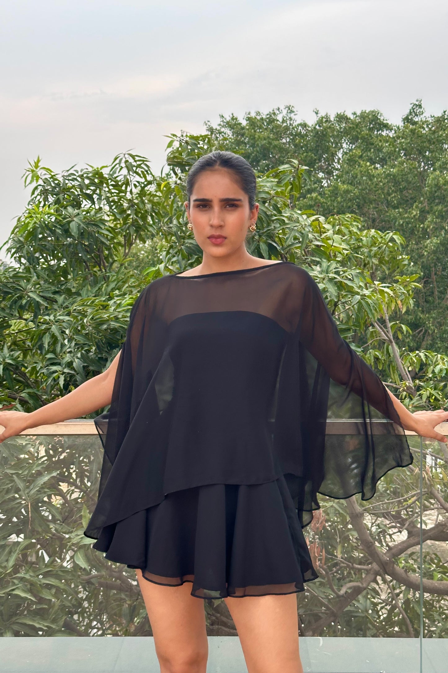 Midnight Breeze Three-Piece Co-ord Set
