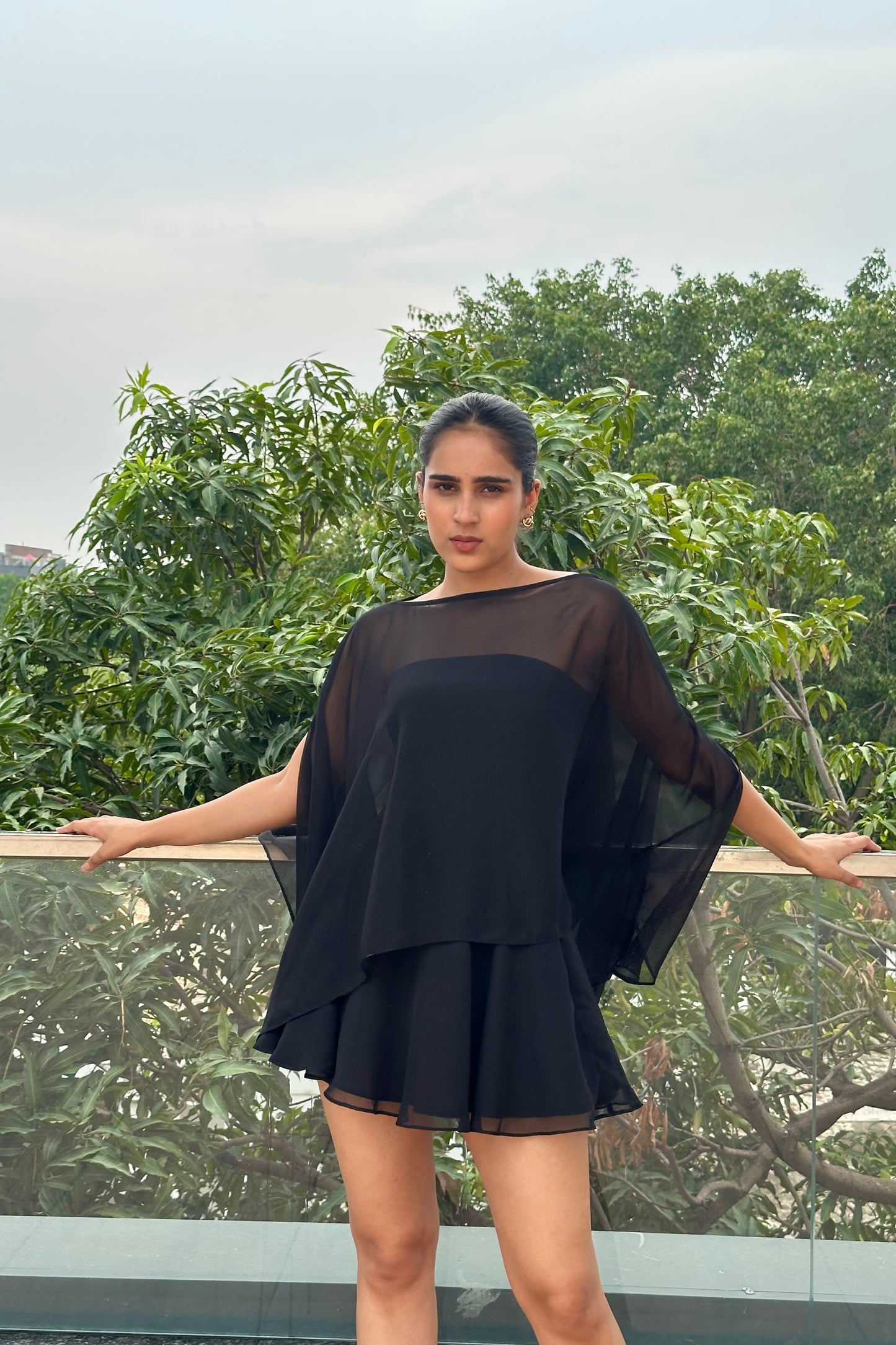 Midnight Breeze Three-Piece Co-ord Set