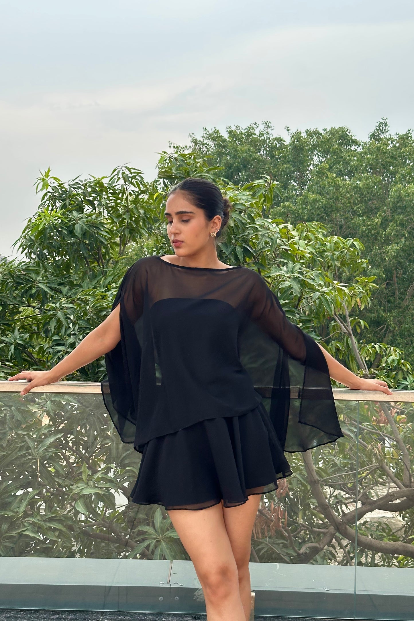 Midnight Breeze Three-Piece Co-ord Set