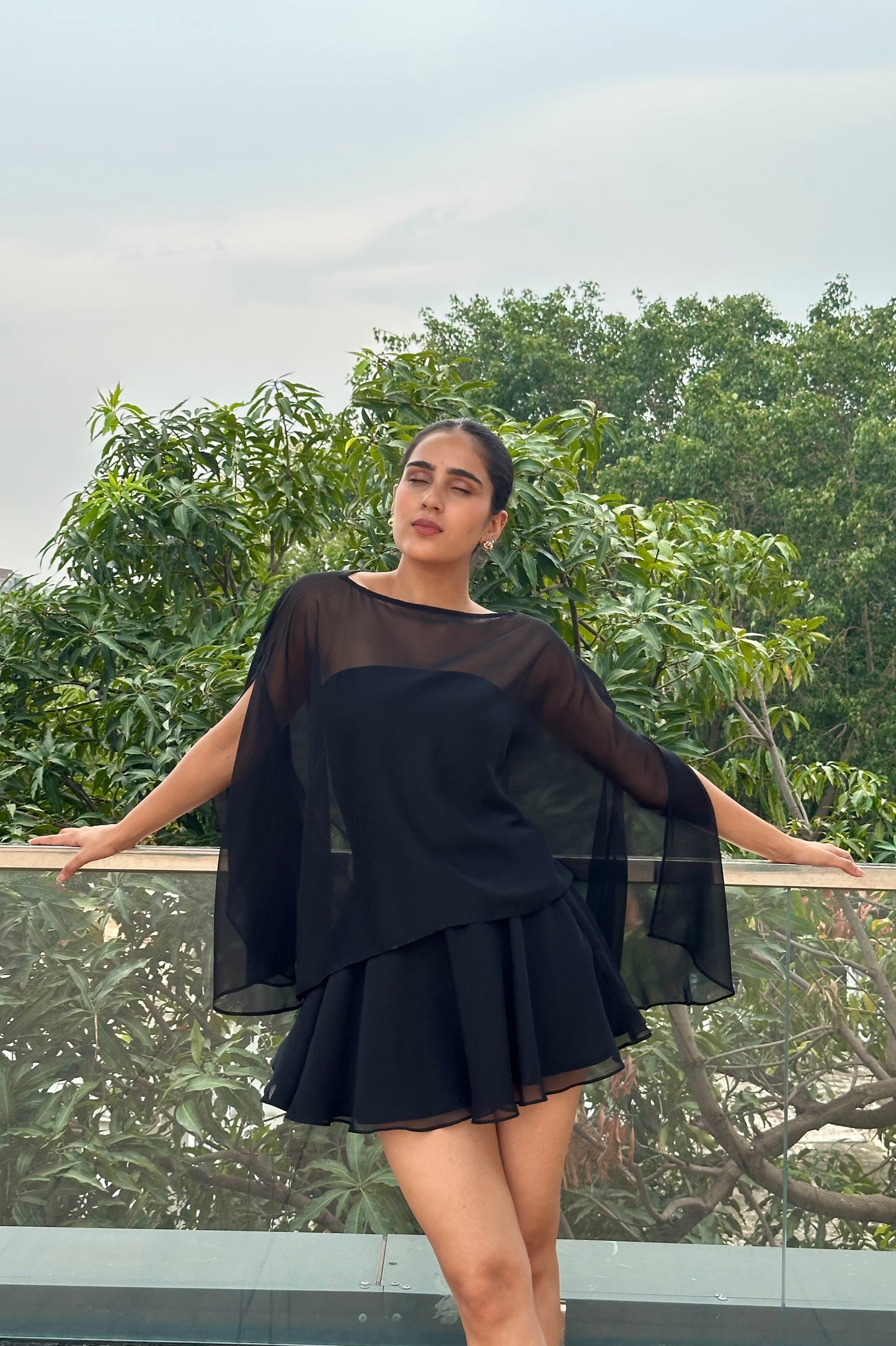 Midnight Breeze Three-Piece Co-ord Set