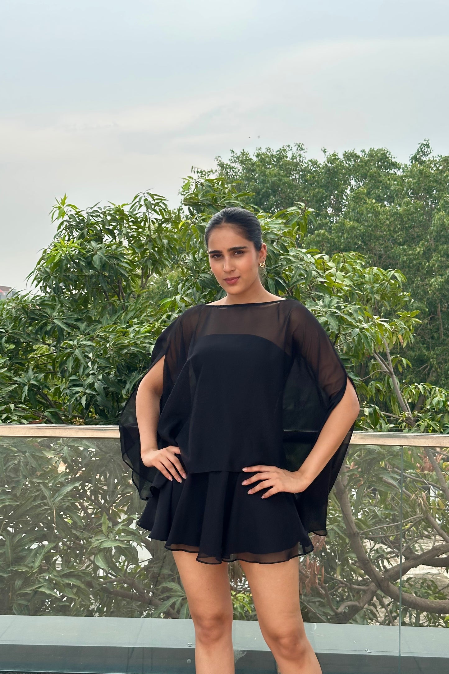Midnight Breeze Three-Piece Co-ord Set