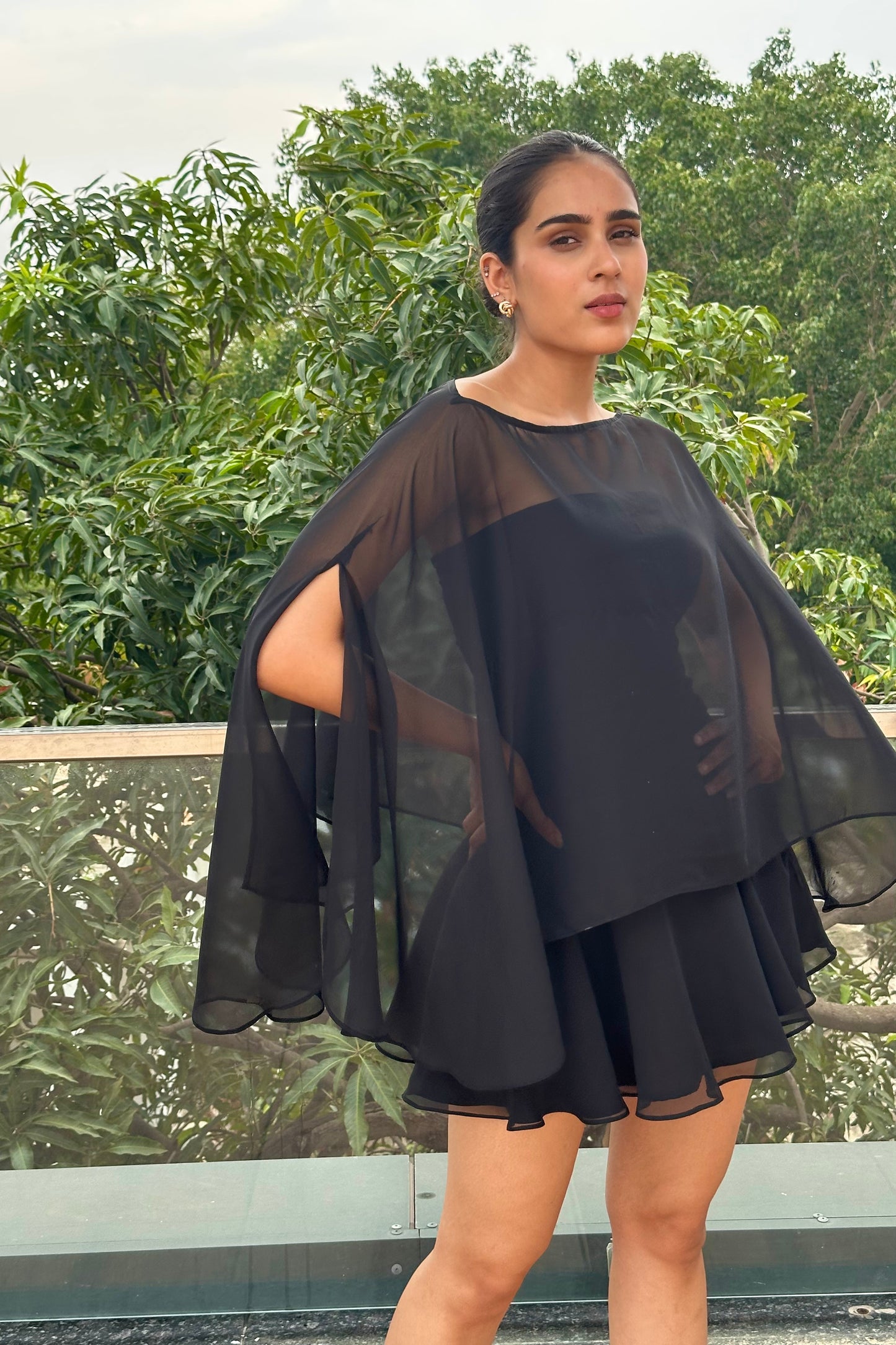 Midnight Breeze Three-Piece Co-ord Set
