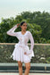 Ivory Ruffle Georgette Co-ord Set