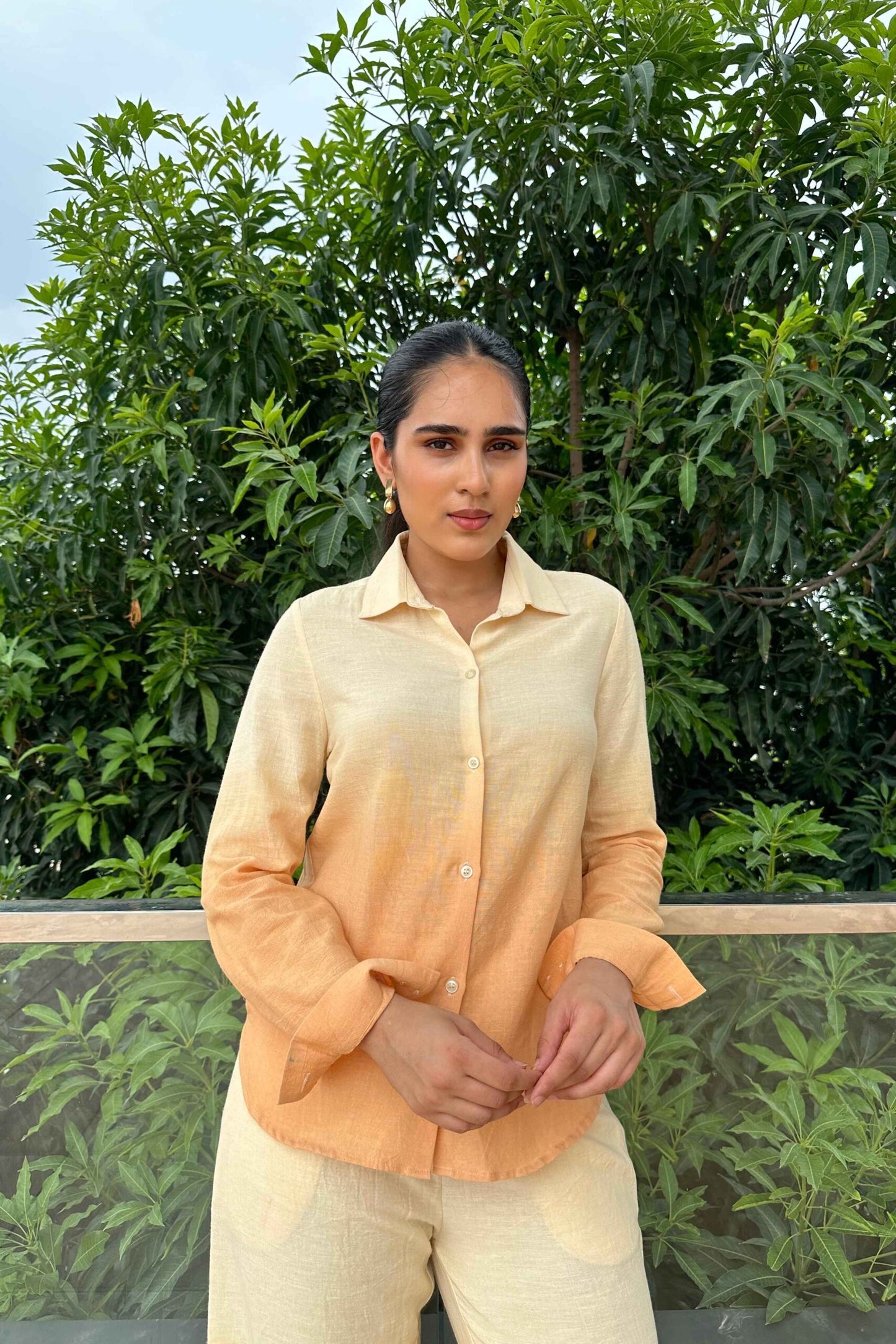 OMBRE - Orange Ombre Effect Pure Cotton Co-Ord Set