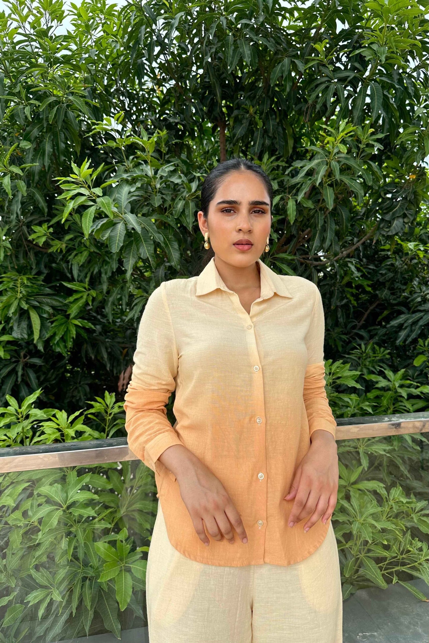 OMBRE - Orange Ombre Effect Pure Cotton Co-Ord Set