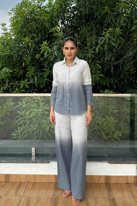 OMBRE - Grey Ombre Effect Pure Cotton Co-Ord Set