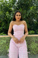 Georgie - Pink Cotton Check Coord set