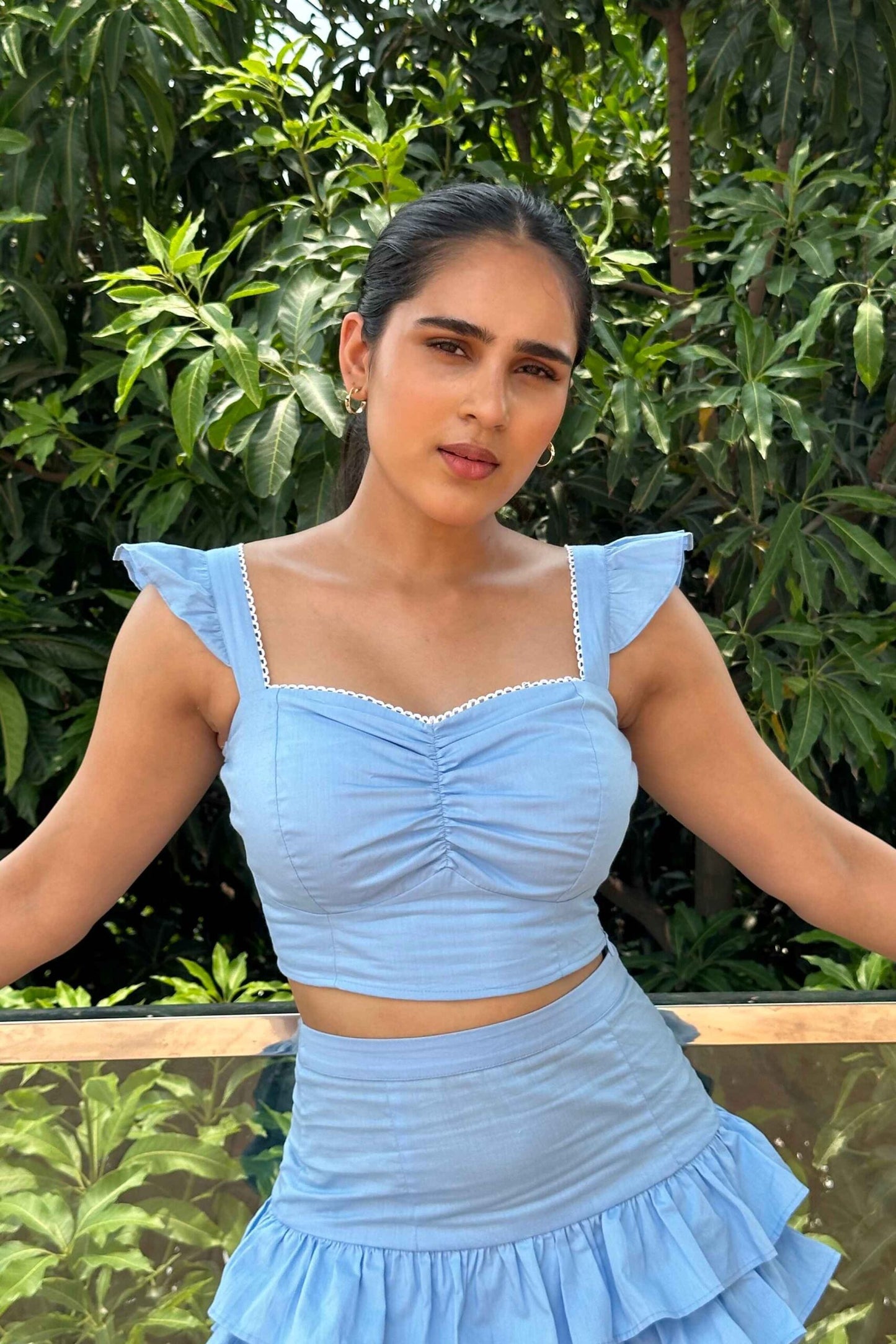 ALARA - Super Elegant Sky blue Coord set