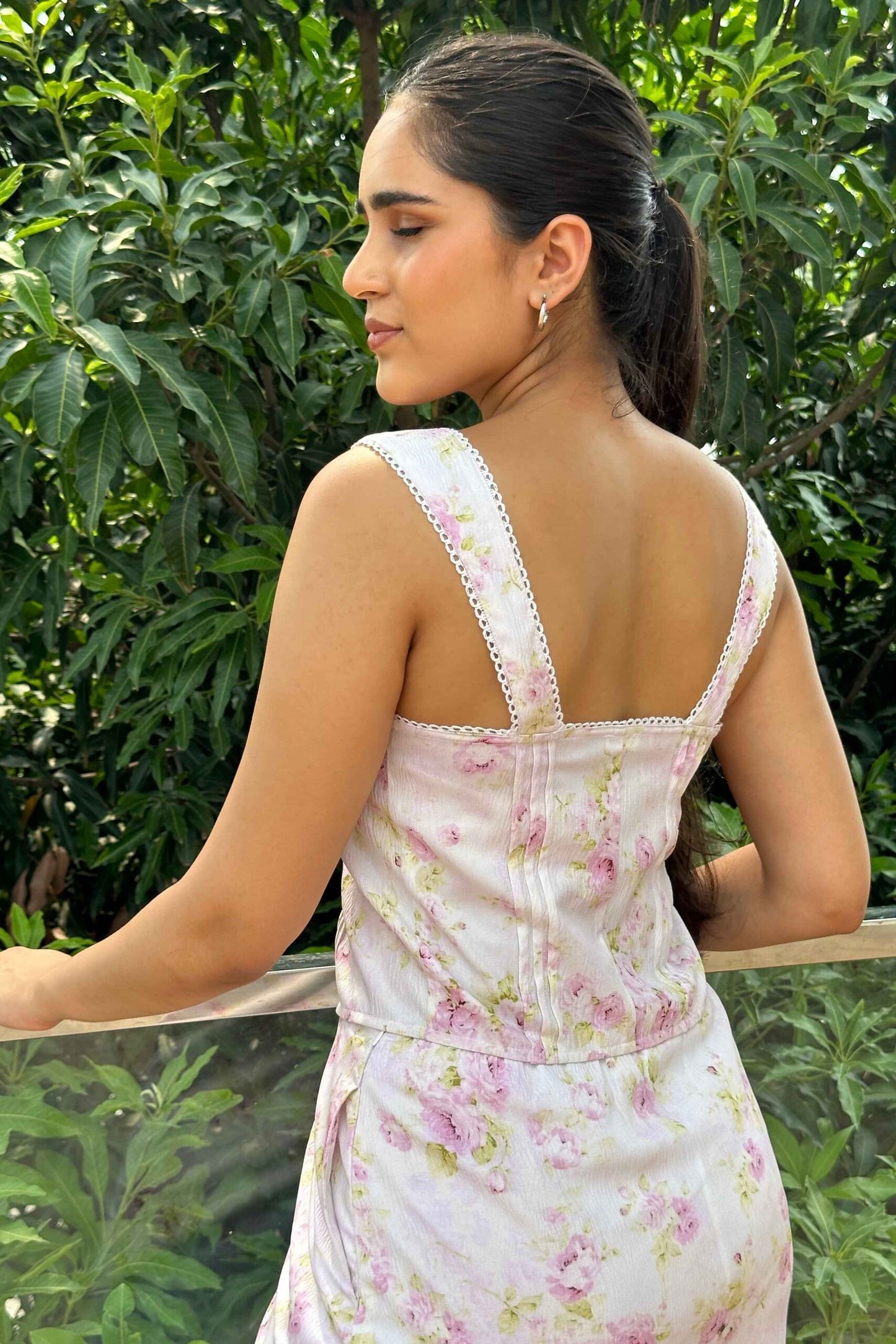 GRACE - Lavender Floral Print Coord Set