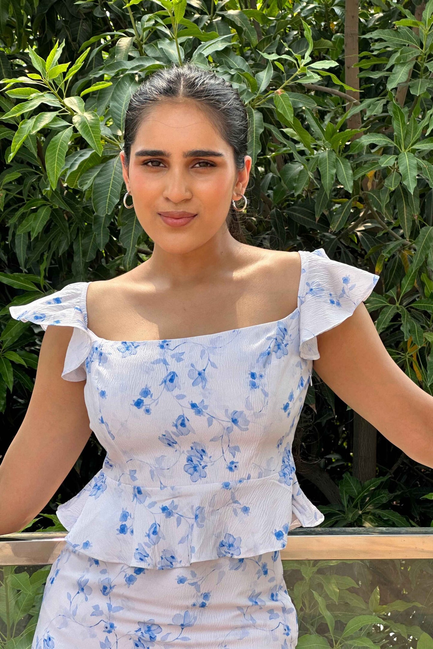 AMORE – Blue Floral print Super Elegant Coord set