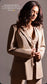 AMBITIOUS - Beige Blazer with Straight pants(SET)
