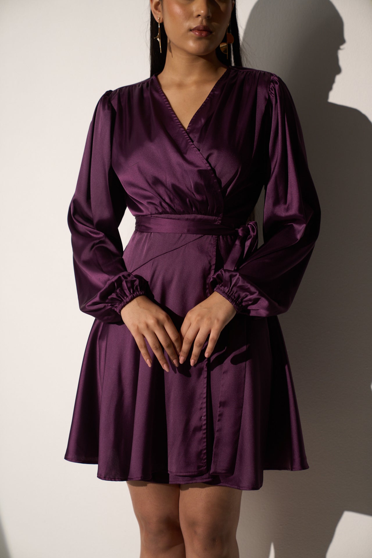 DAY DREAMING - Tie up Midi Dress