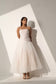 FAIRYTALE - White organza flared dress
