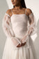 FAIRYTALE - White organza flared dress