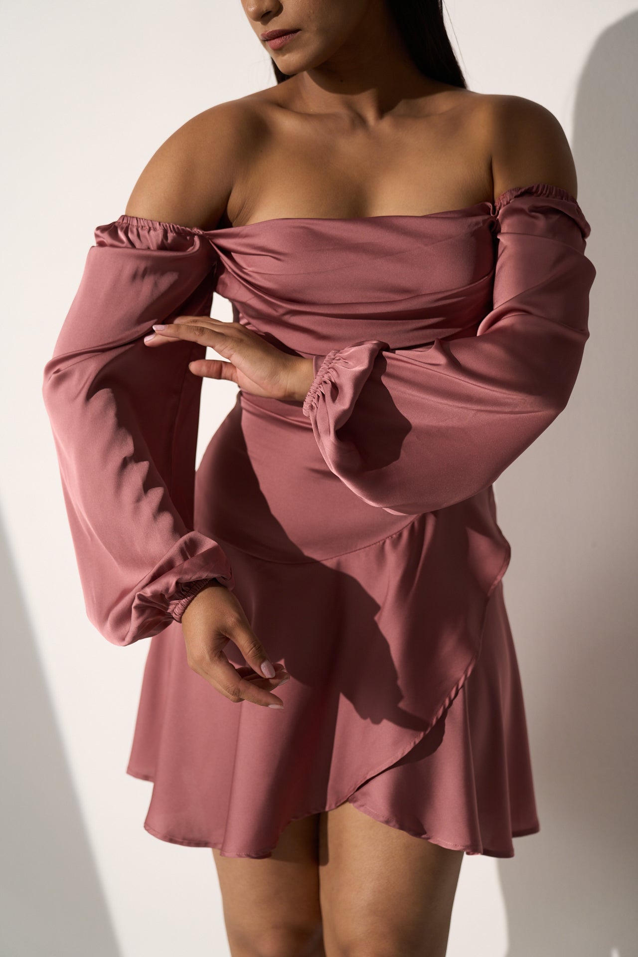 SPARKLING BEAUTY - Rose pink dress