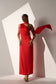 FLIRTATIOUS - Red satin dress