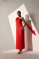 FLIRTATIOUS - Red satin dress