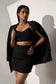 POWER PACK - Black Blazer with skirt and top (SET)