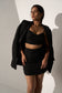 POWER PACK - Black Blazer with skirt and top (SET)