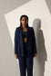 HIGH POWERED - Dark blue Blazer with Straight pants (SET)