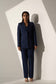HIGH POWERED - Dark blue Blazer with Straight pants (SET)