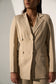 AMBITIOUS - Beige Blazer with Straight pants(SET)