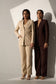 AMBITIOUS - Beige Blazer with Straight pants(SET)