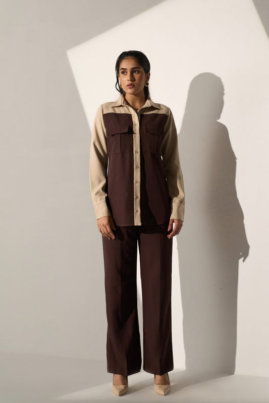 BROWN BEAUTY -  Shirt and pants (SET)