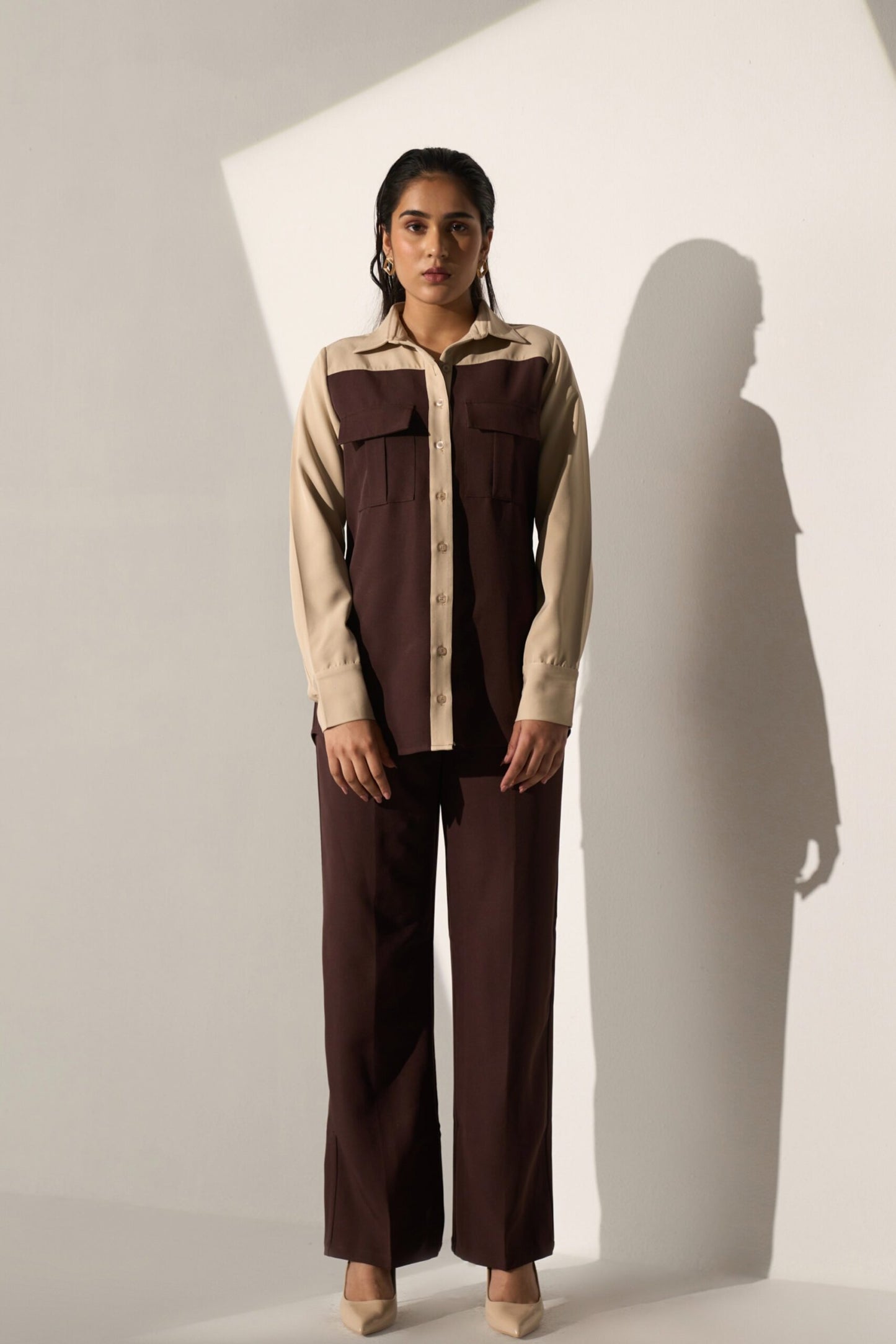 BROWN BEAUTY -  Shirt and pants (SET)