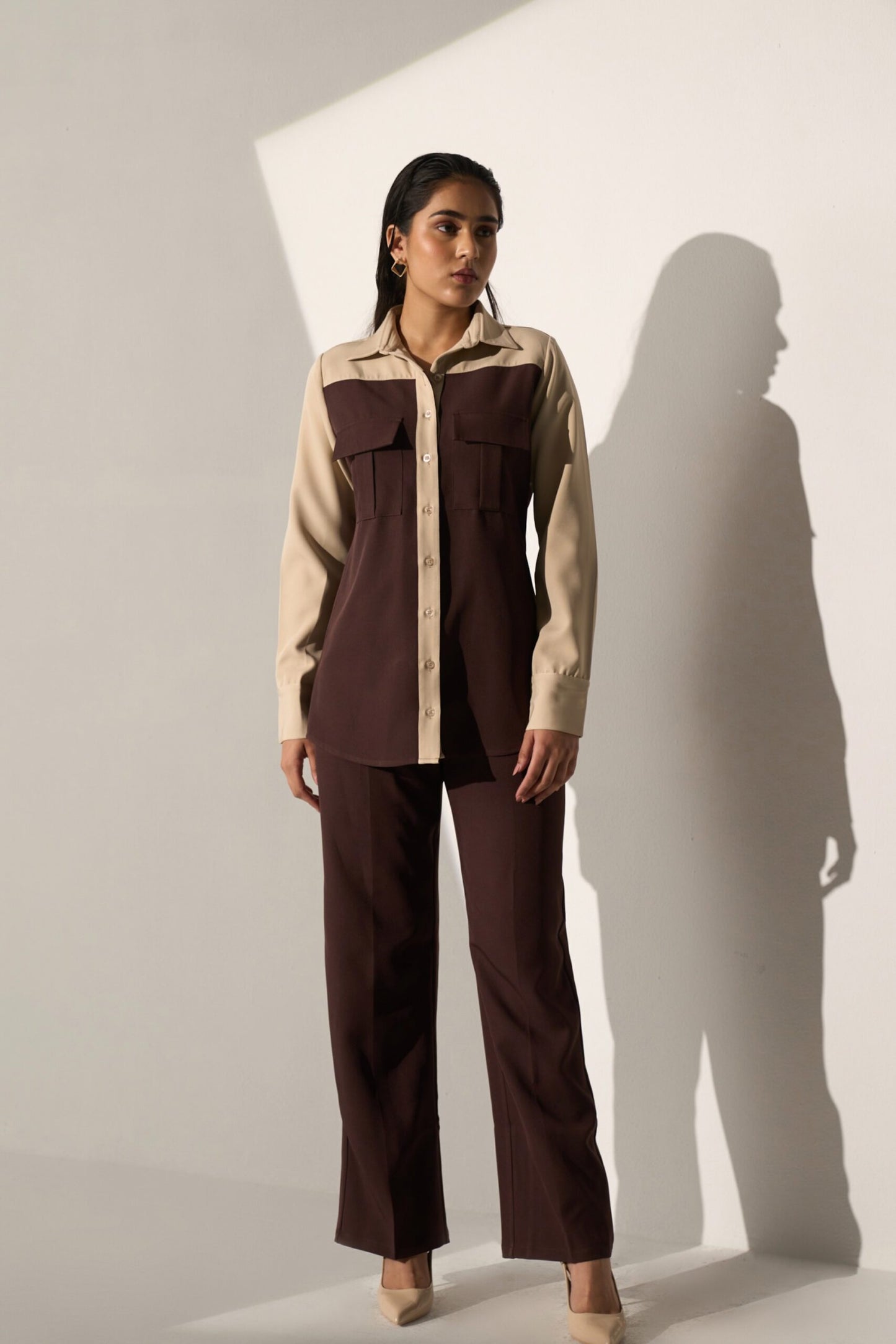 BROWN BEAUTY -  Shirt and pants (SET)