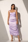 FRENCH LAVENDER - Satin dress