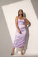 FRENCH LAVENDER - Satin dress