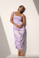 FRENCH LAVENDER - Satin dress