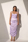 FRENCH LAVENDER - Satin dress