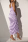 FRENCH LAVENDER - Satin dress