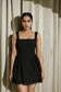 Classic Black Fit & Flare Dress