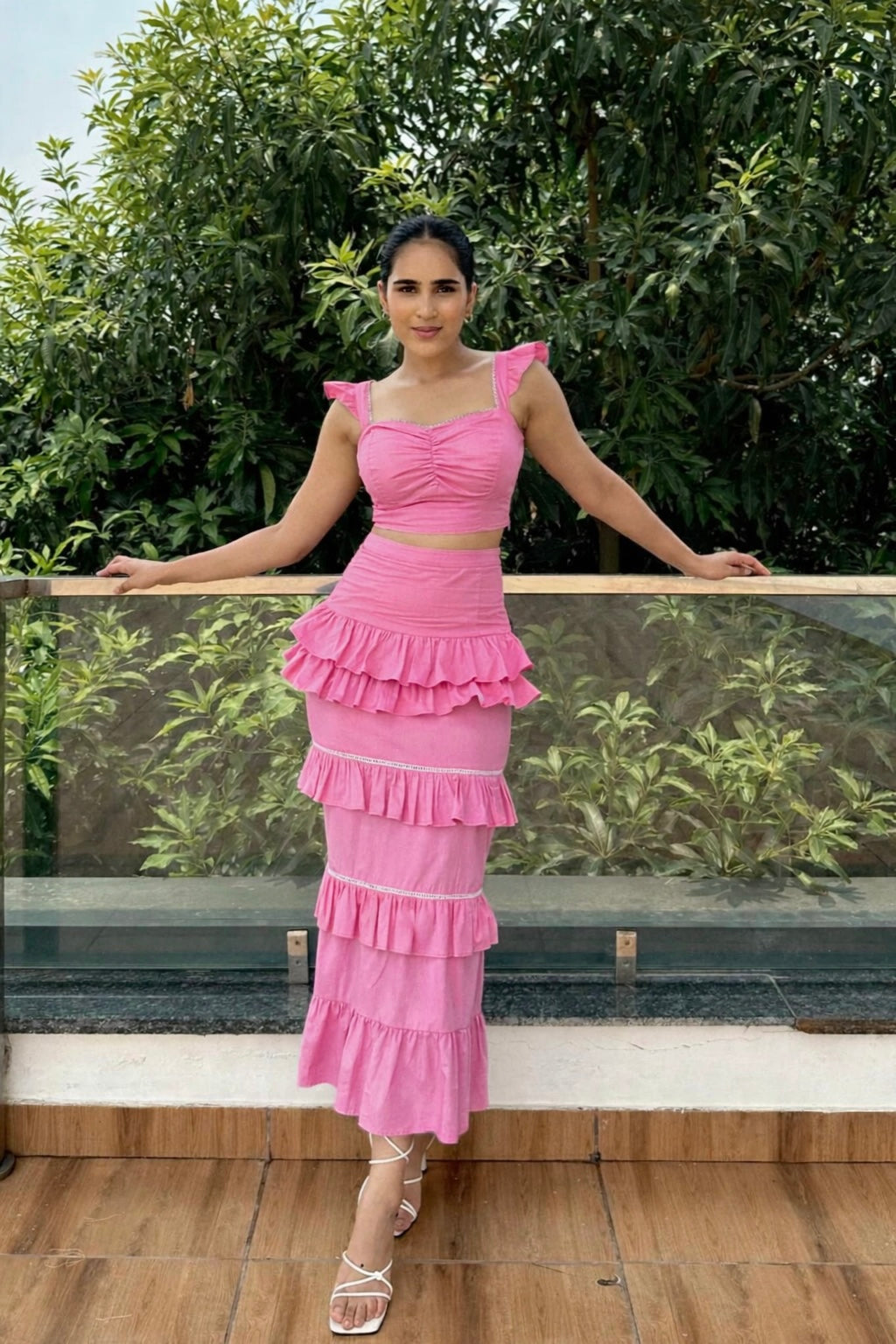 ALARA - Super Elegant Sky blue Coord set