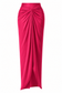 Women’s Satin Draped Pleated Skirt