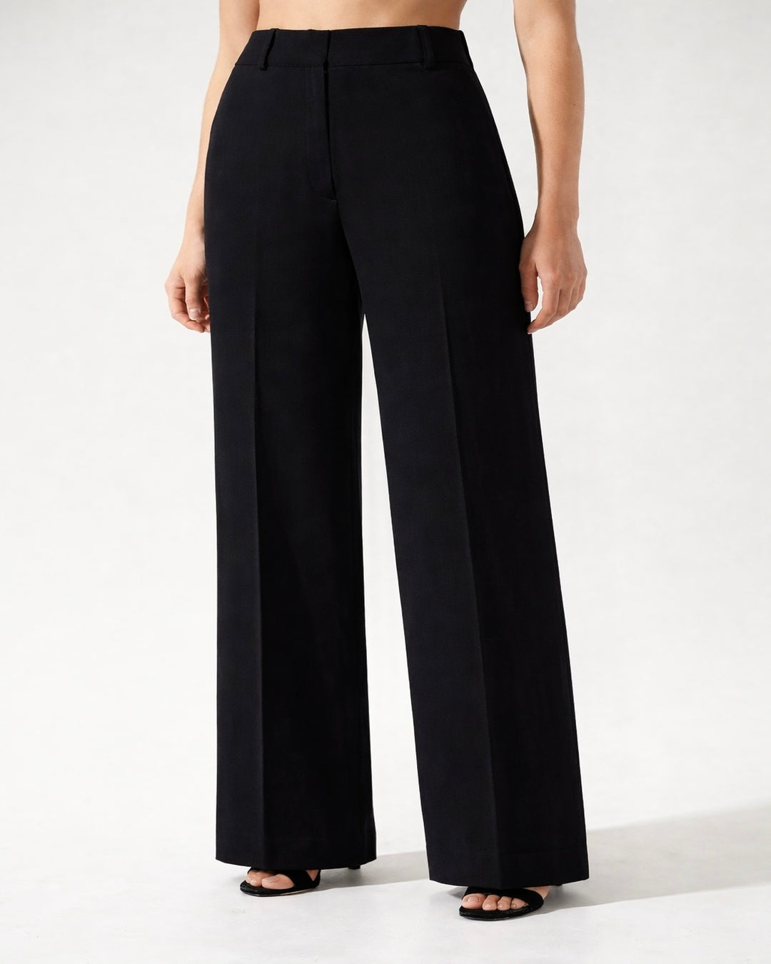 BLACK STRAIGHT PANTS