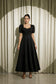 Black Fit & Flare Midi Dress