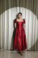 Crimson Royale Dress