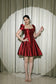 Crimson Royale Dress short length